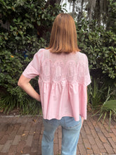 Load image into Gallery viewer, Sheer Applique Top
