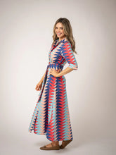 Load image into Gallery viewer, Atlantic Bagru Triangle Eloise Dress
