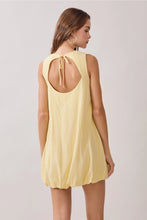 Load image into Gallery viewer, Open Back Design Bubble Hem Mini Dress
