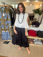 Load image into Gallery viewer, Eyelet Buttondown Sleeveless Top
