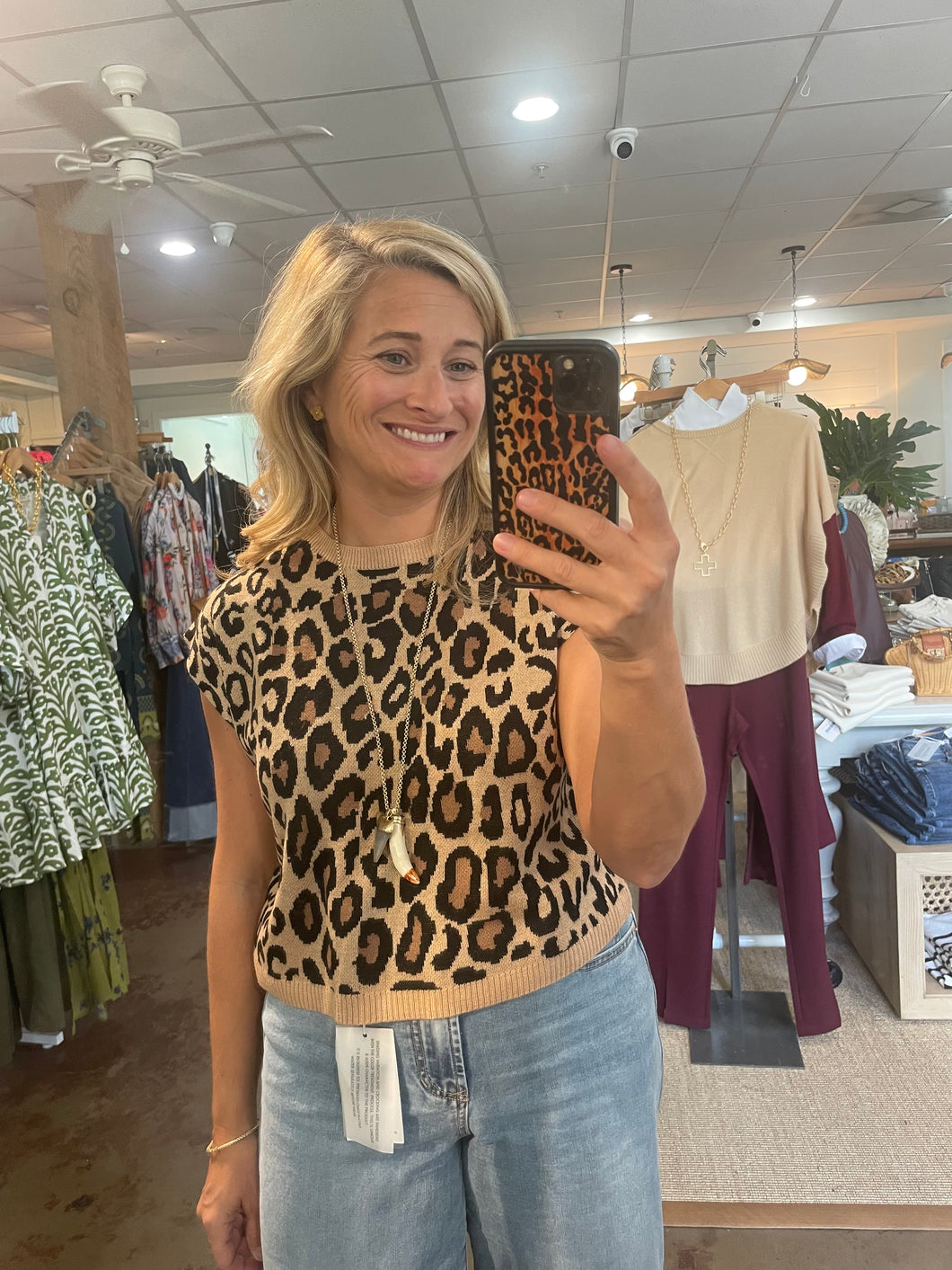 Tetra Leopard Top