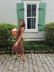 Broadway Sleeveless Mock Neck Dress