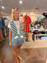 Load image into Gallery viewer, Porcelain Stripe Ruth Skort
