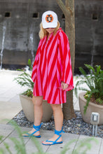 Load image into Gallery viewer, Cabana Stripe Caftan

