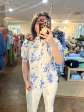 Load image into Gallery viewer, Floral Blossom Smocked Top
