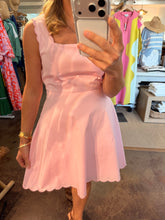 Load image into Gallery viewer, Scalloped Trim Detail Mini Dress
