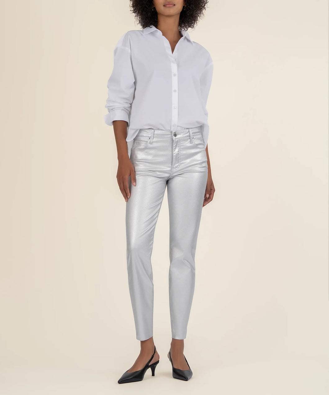 Charlize High Rise Coated Pant