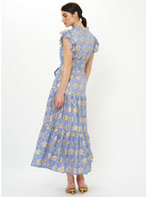 Load image into Gallery viewer, Mughal Ruffle Collar Maxi
