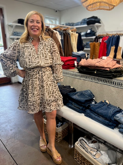 Houston Printed Dress