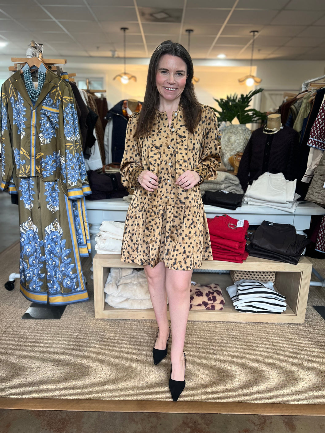 Bridgeport Leopard Mini Dress