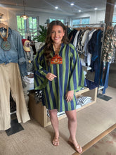 Load image into Gallery viewer, Cabana Stripe Caftan
