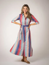 Load image into Gallery viewer, Atlantic Bagru Triangle Eloise Dress
