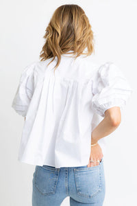 Pleat Sleeve Top