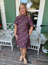 Load image into Gallery viewer, Sutton Floral Jacquard Dress
