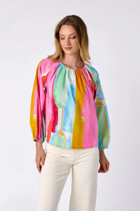 Watercolor Claudia Blouse