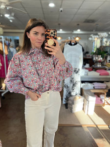 Ruffle Collar Top