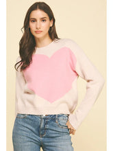 Load image into Gallery viewer, Heart Crewneck Sweater
