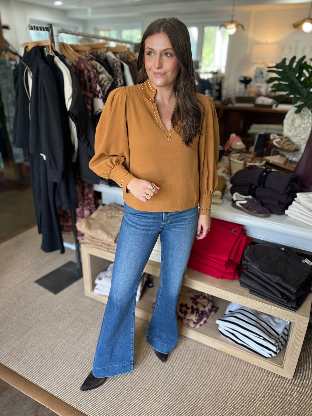 Brown Sugar Hampton Top