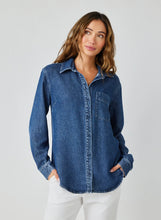 Load image into Gallery viewer, Chambray Pocket Button Down Shirt
