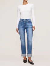 Load image into Gallery viewer, Cuffed Patti Straight Ankle Jean
