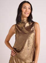 Load image into Gallery viewer, Metallic Cowl Neck Top
