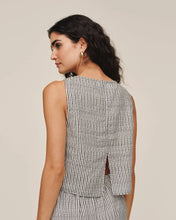Load image into Gallery viewer, Hatch Stripe Sleeveless Boat Neck Top
