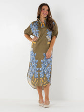Load image into Gallery viewer, Bluebonnet Poppy Caftan
