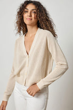 Load image into Gallery viewer, Saddle Sleeve V Neck Cardigan
