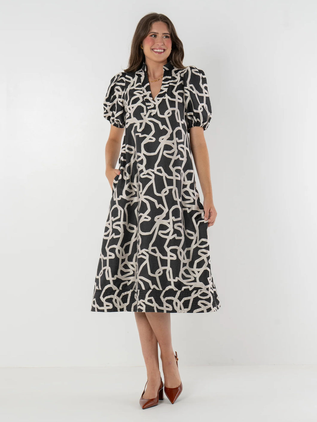 Jacquard Hampton Dress
