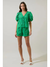 Load image into Gallery viewer, Eyelet Drawstring Shorts
