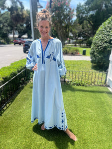 Med Blue Caftan