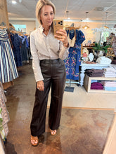 Load image into Gallery viewer, Peggy Ruffle Stripe Shirt
