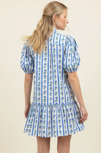 Load image into Gallery viewer, Dylan Floral Stripe Mini Dress
