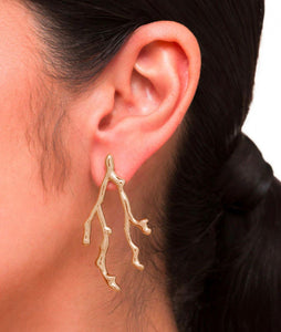 Coral Cascade Earrings