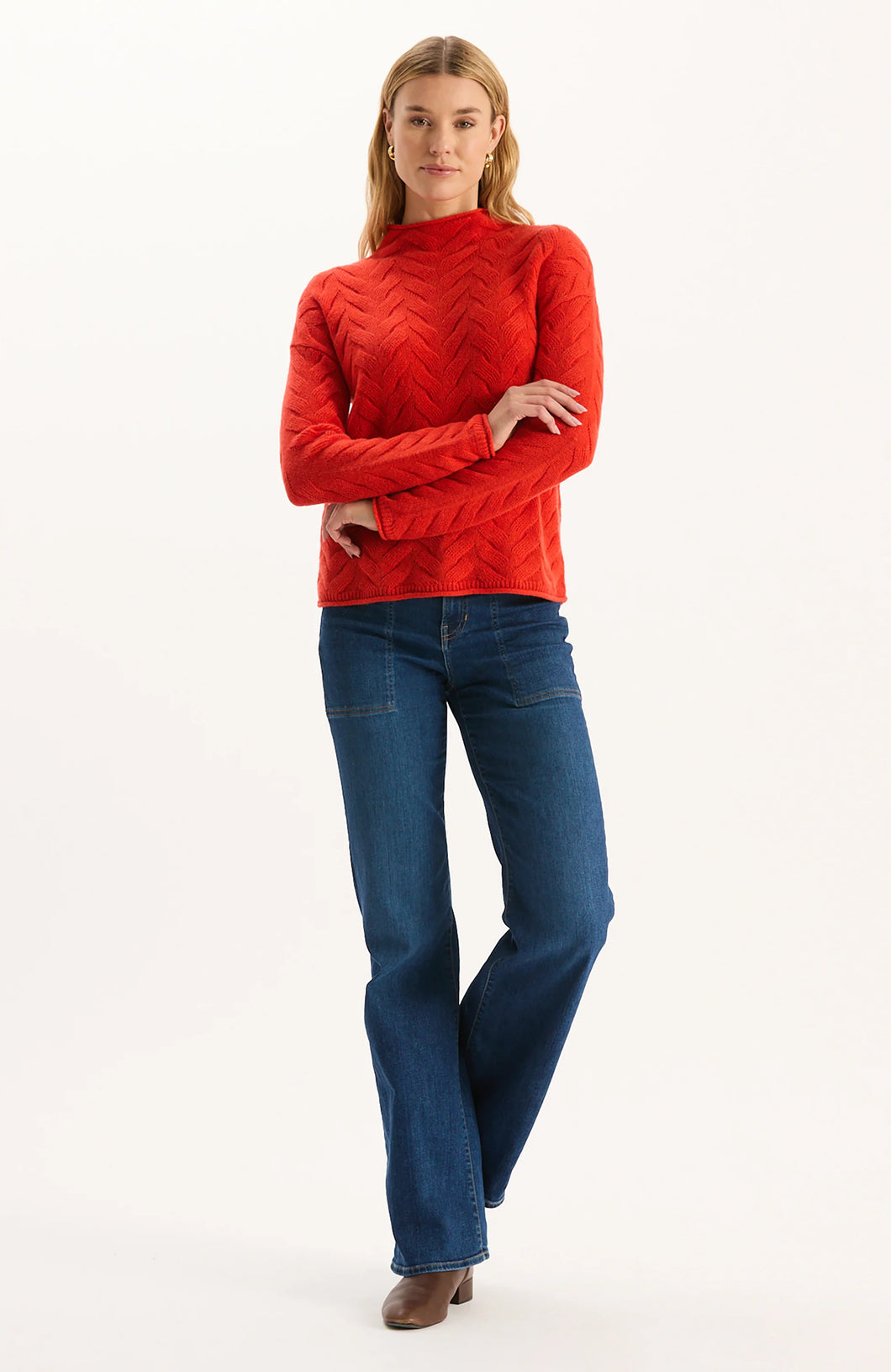 Grace Basketweave Sweater