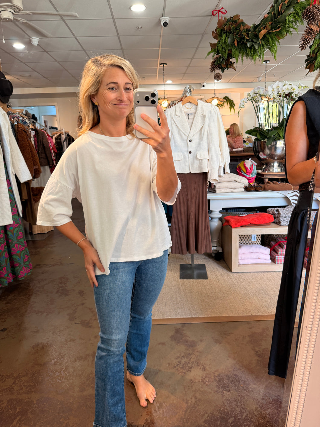 Jersey Oversized Boyfriend Tee