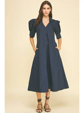 Load image into Gallery viewer, Pearce Open Pleat Dress
