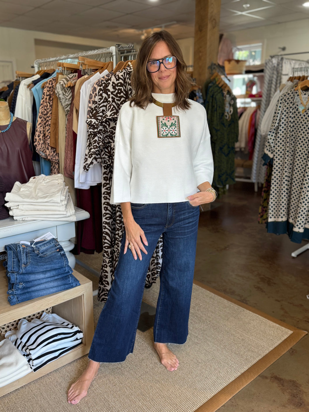 Bell Sleeve Swing Sweater