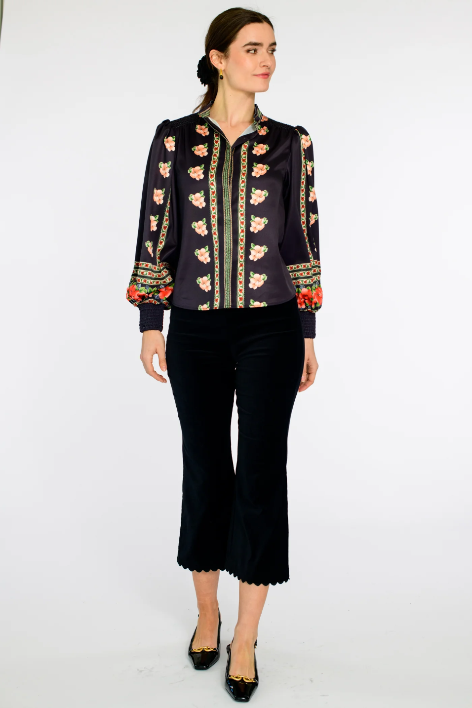 Garland Stripe Emily Top