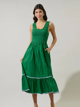 Load image into Gallery viewer, Jessy Smocked Midi Dress
