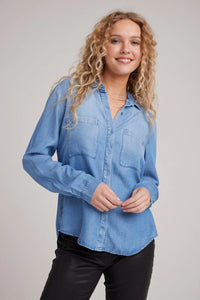 Ombre Two Pocket Button Down