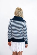 Load image into Gallery viewer, Striped Zip Sweatshirt
