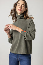 Load image into Gallery viewer, Snap Cuff Turtleneck Sweater
