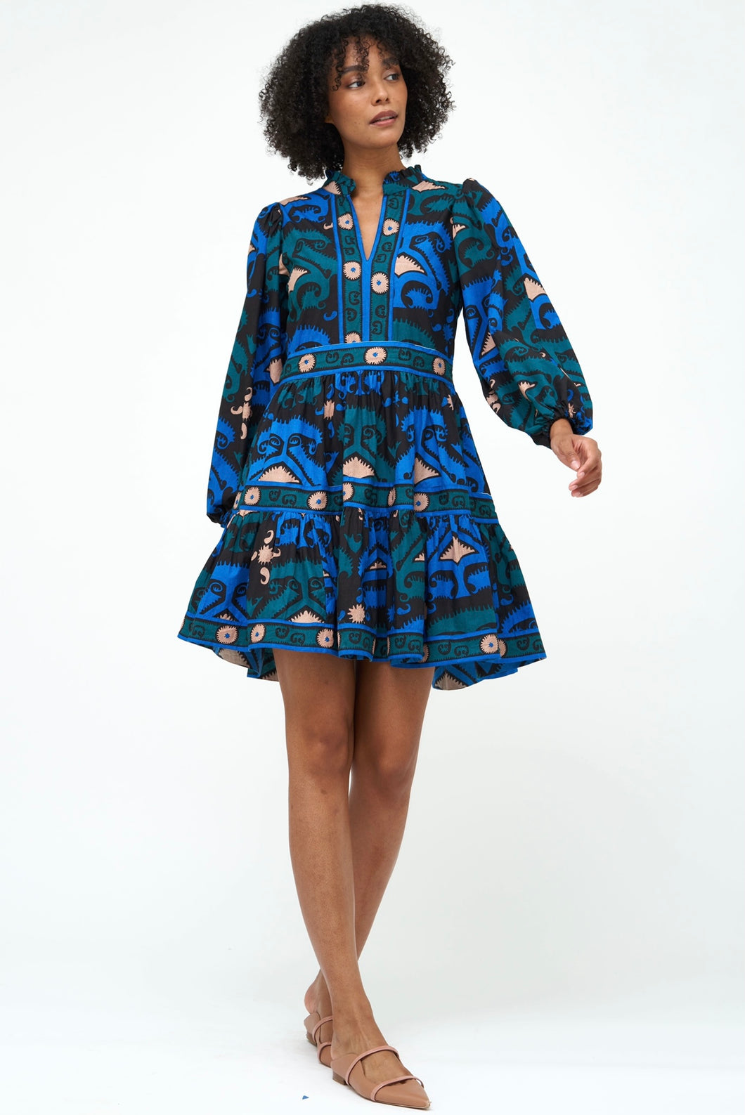 Uzbek Long Sleeve Dress