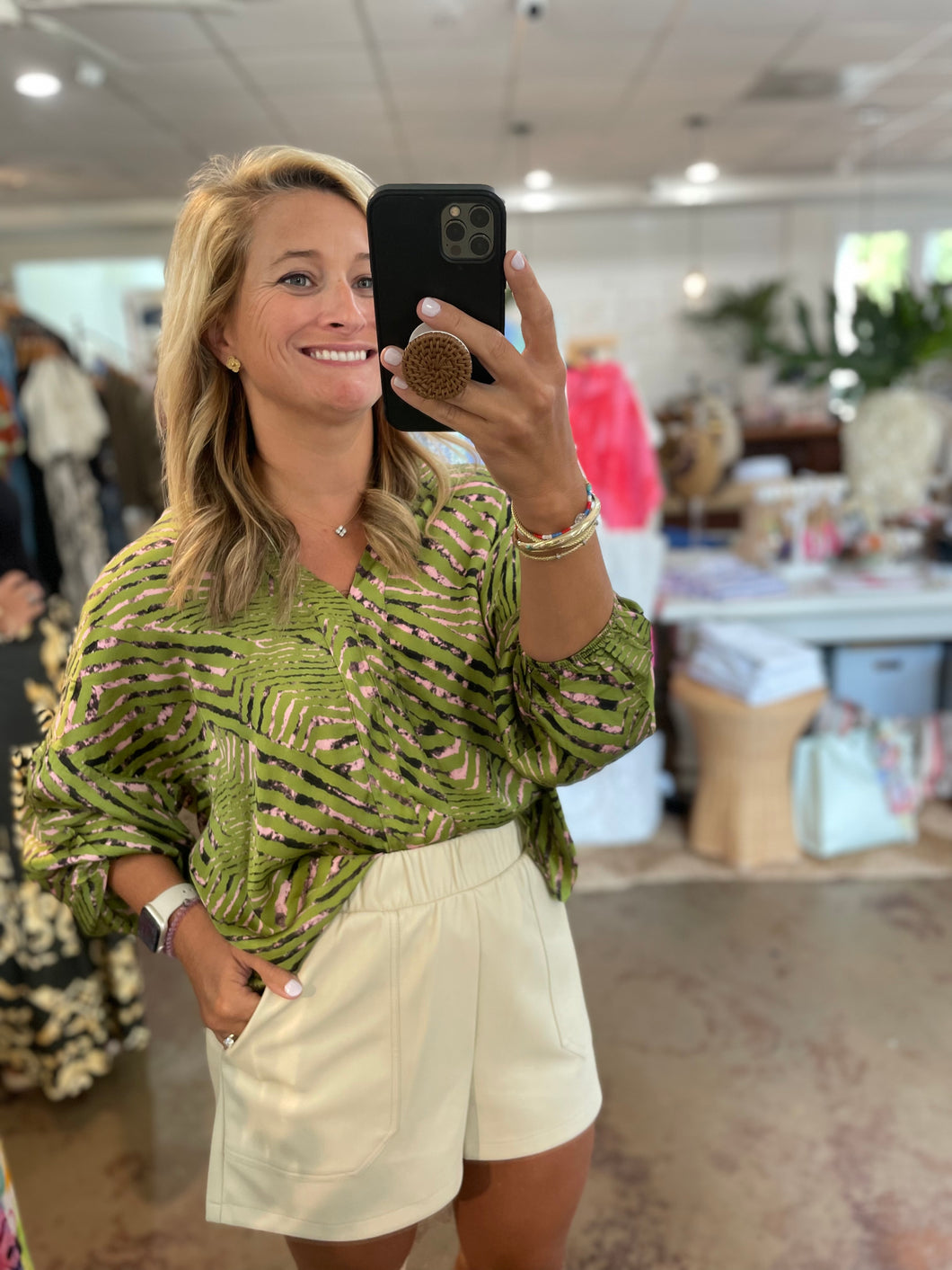 Luna Printed Top
