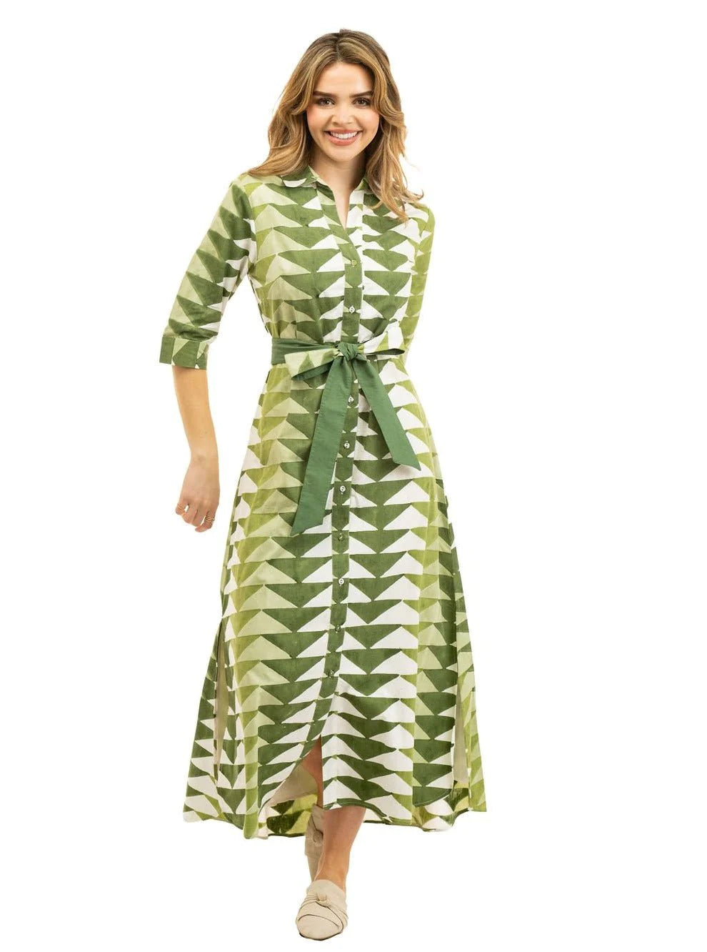Bagru Triangle Eloise Dress